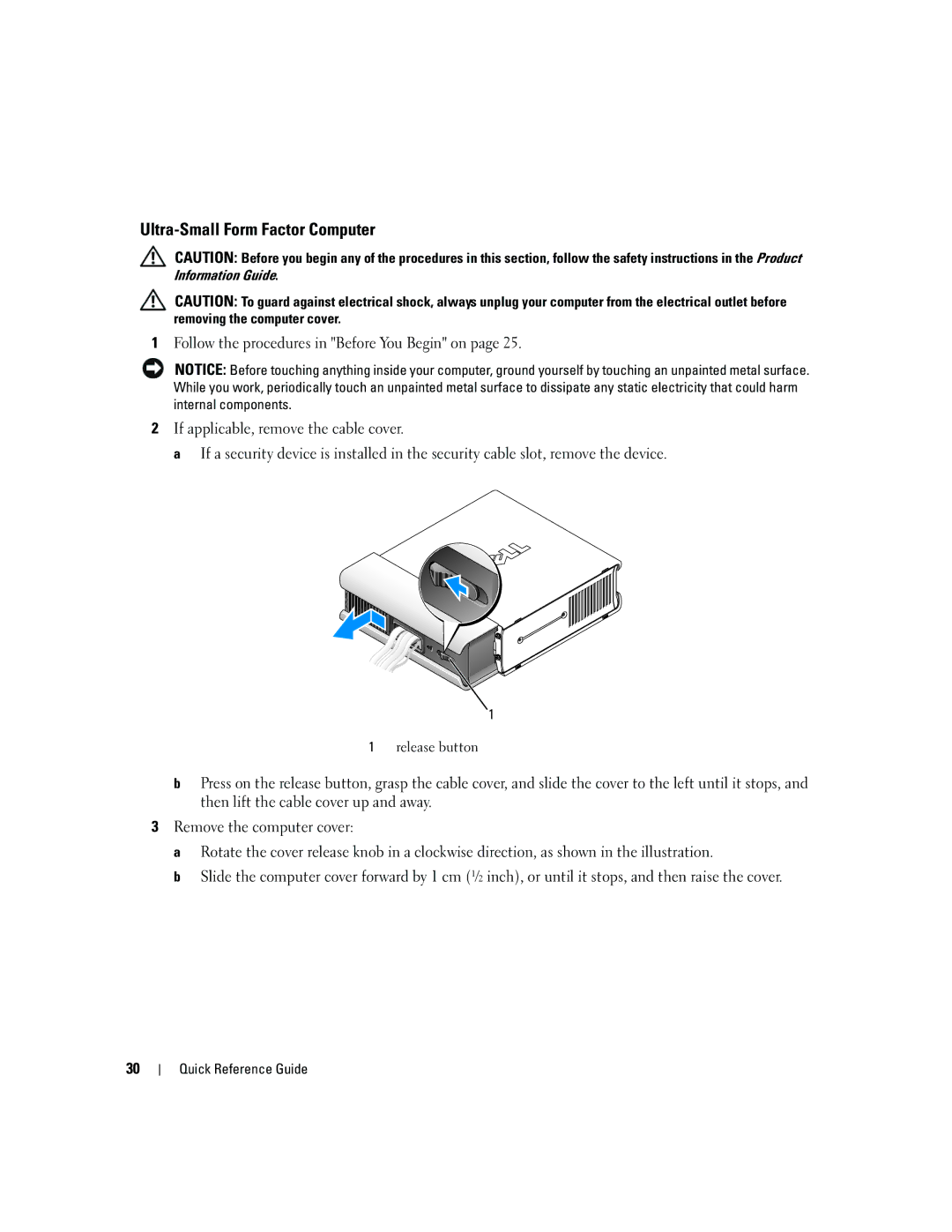 Dell 745 manual Ultra-Small Form Factor Computer 