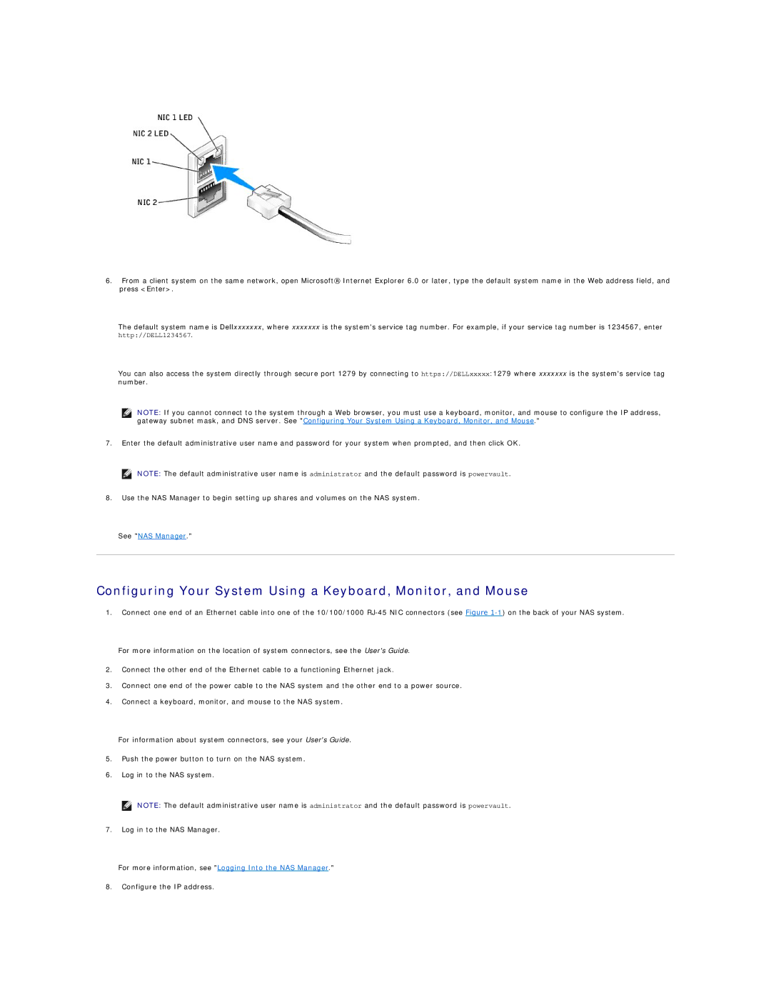 Dell 745N manual Configuring Your System Using a Keyboard, Monitor, and Mouse 