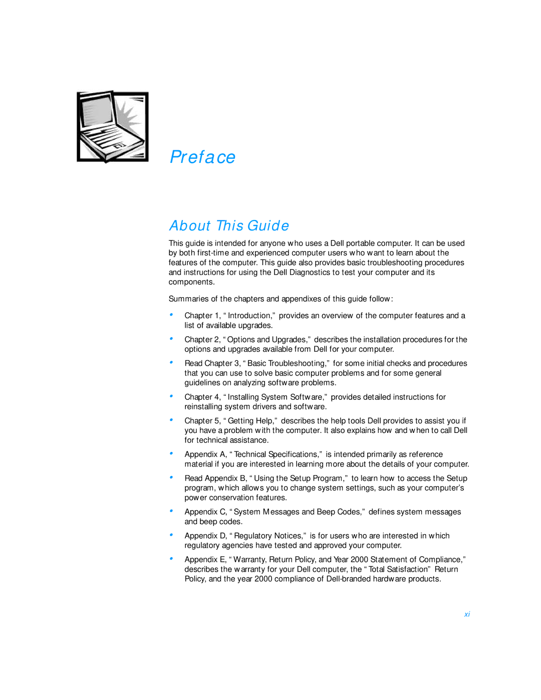 Dell 7500 manual Preface, About This Guide 