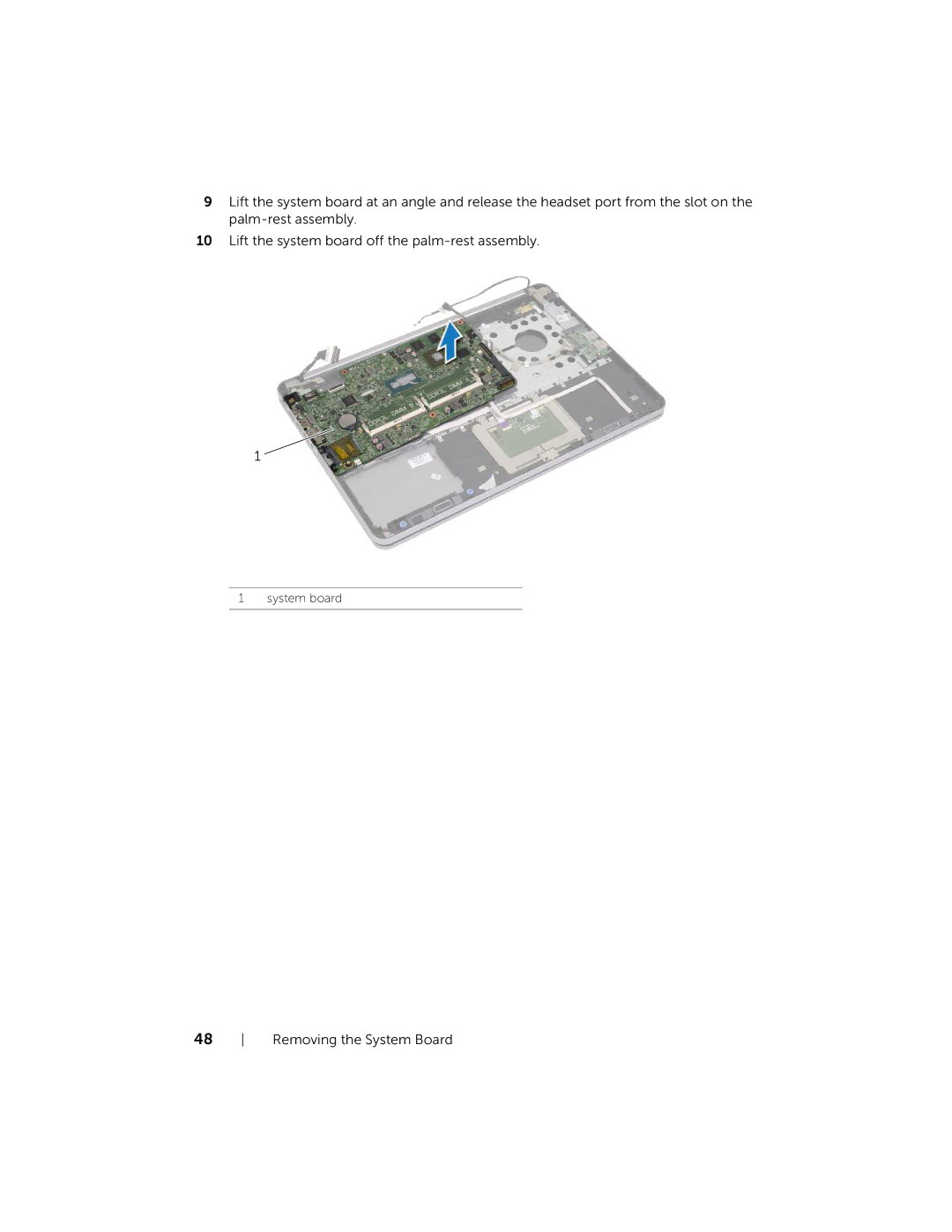 Dell 7537, P36F owner manual System board 