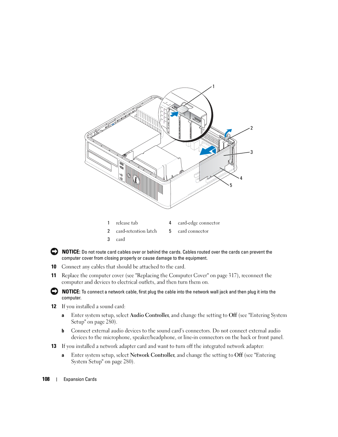 Dell 755 manual Expansion Cards 