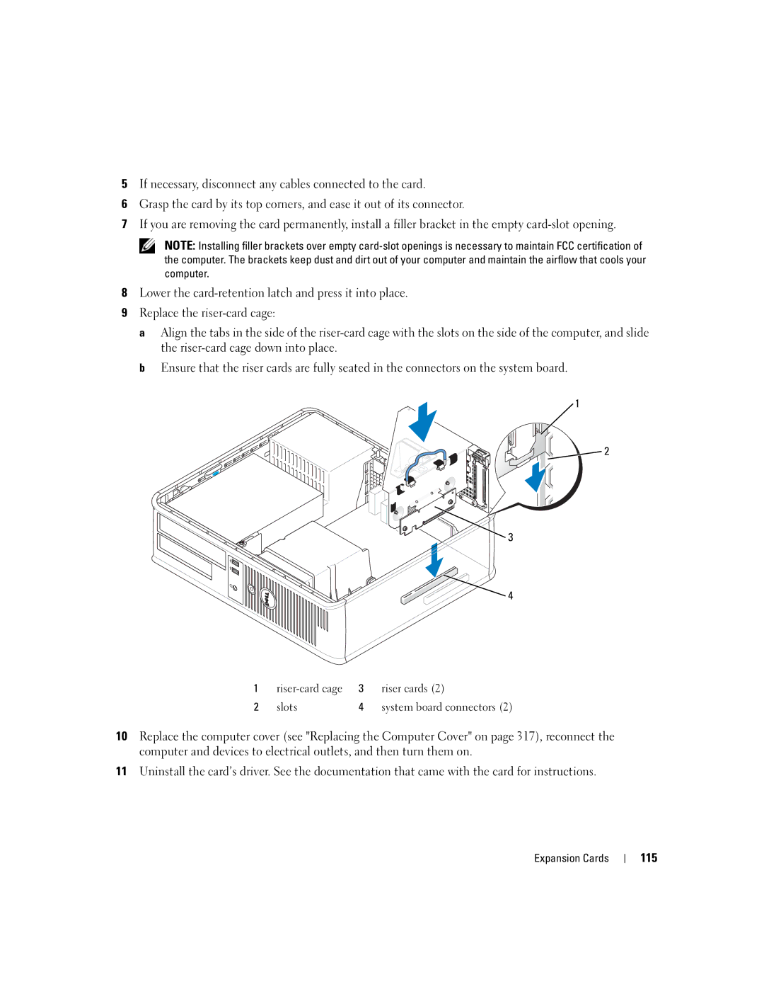 Dell 755 manual 115 