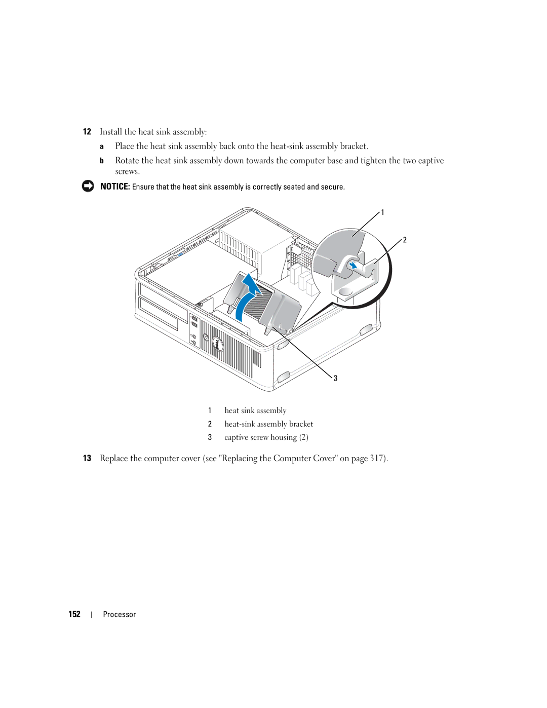 Dell 755 manual Processor 