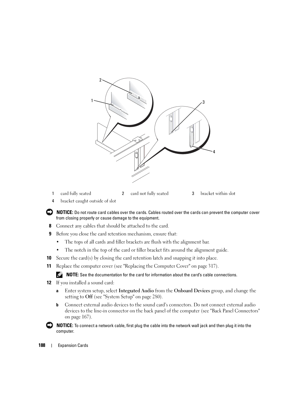 Dell 755 manual Expansion Cards 