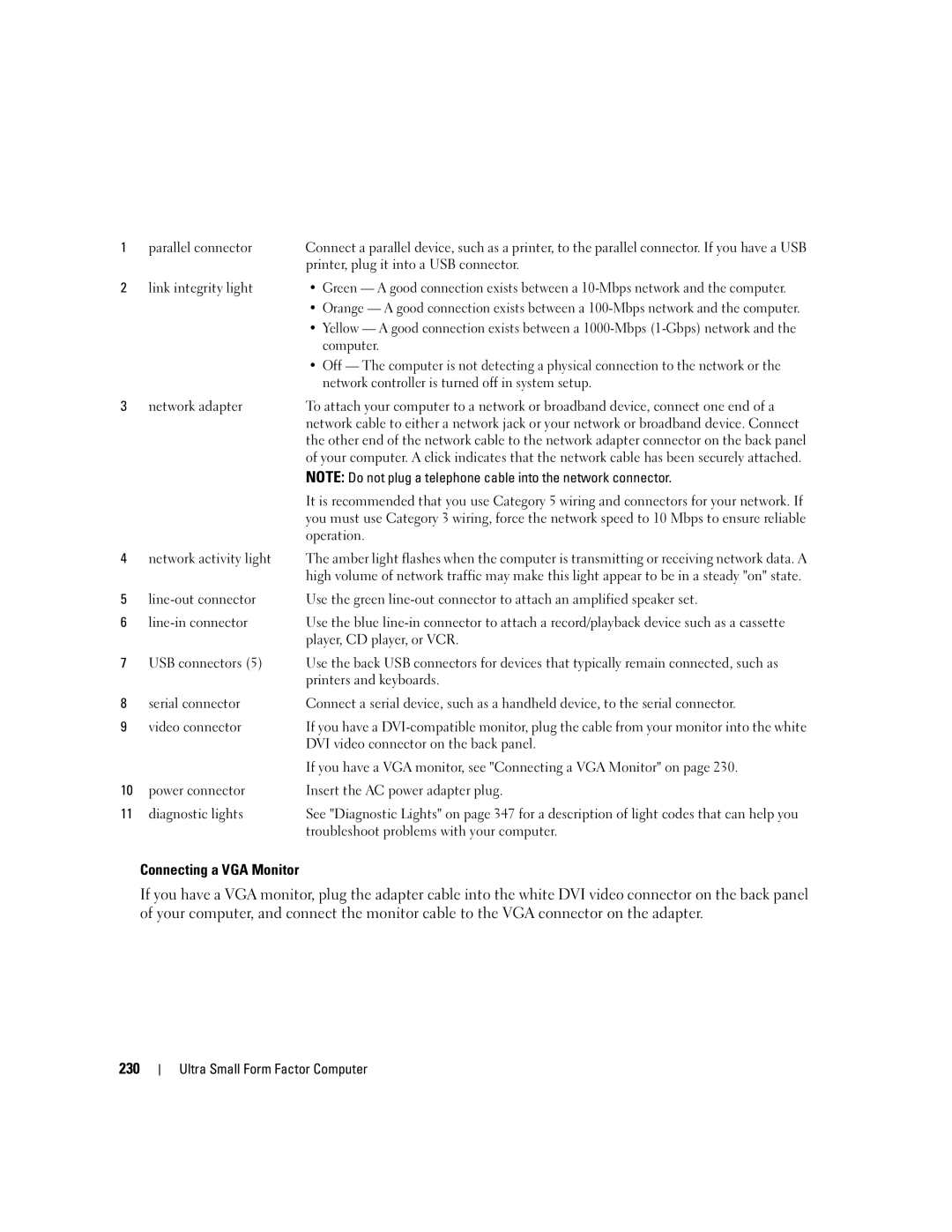 Dell 755 manual Computer, Network controller is turned off in system setup 