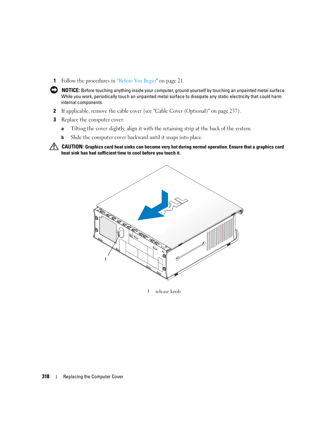 Dell 755 manual 318 