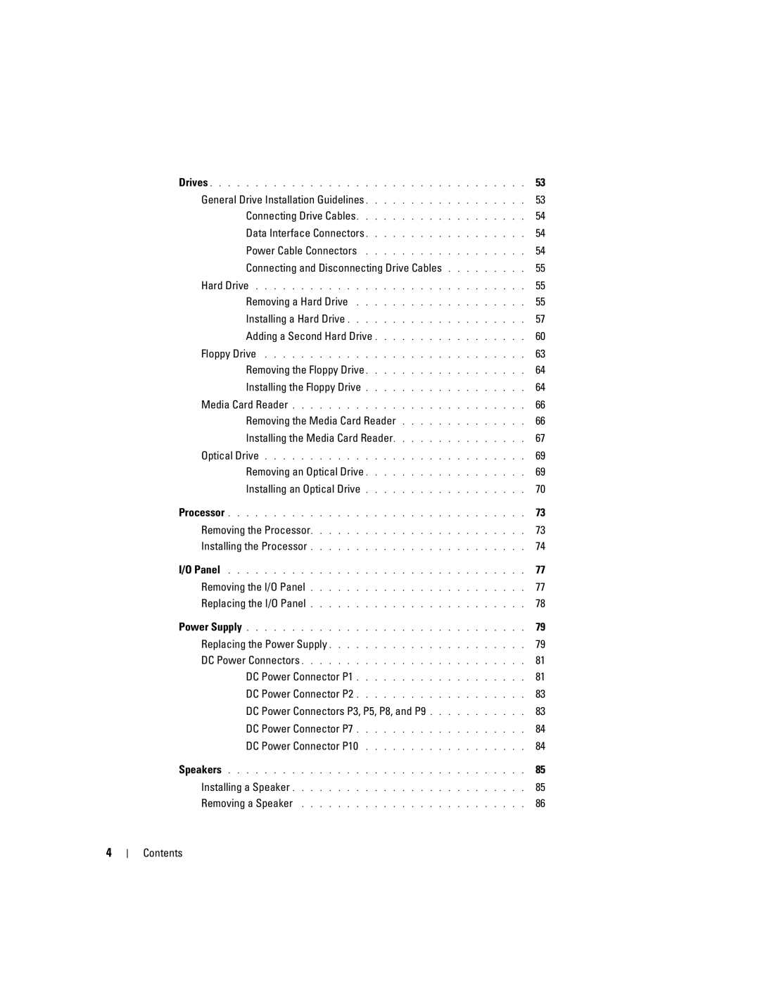 Dell 755 manual General Drive Installation Guidelines, Connecting and Disconnecting Drive Cables 