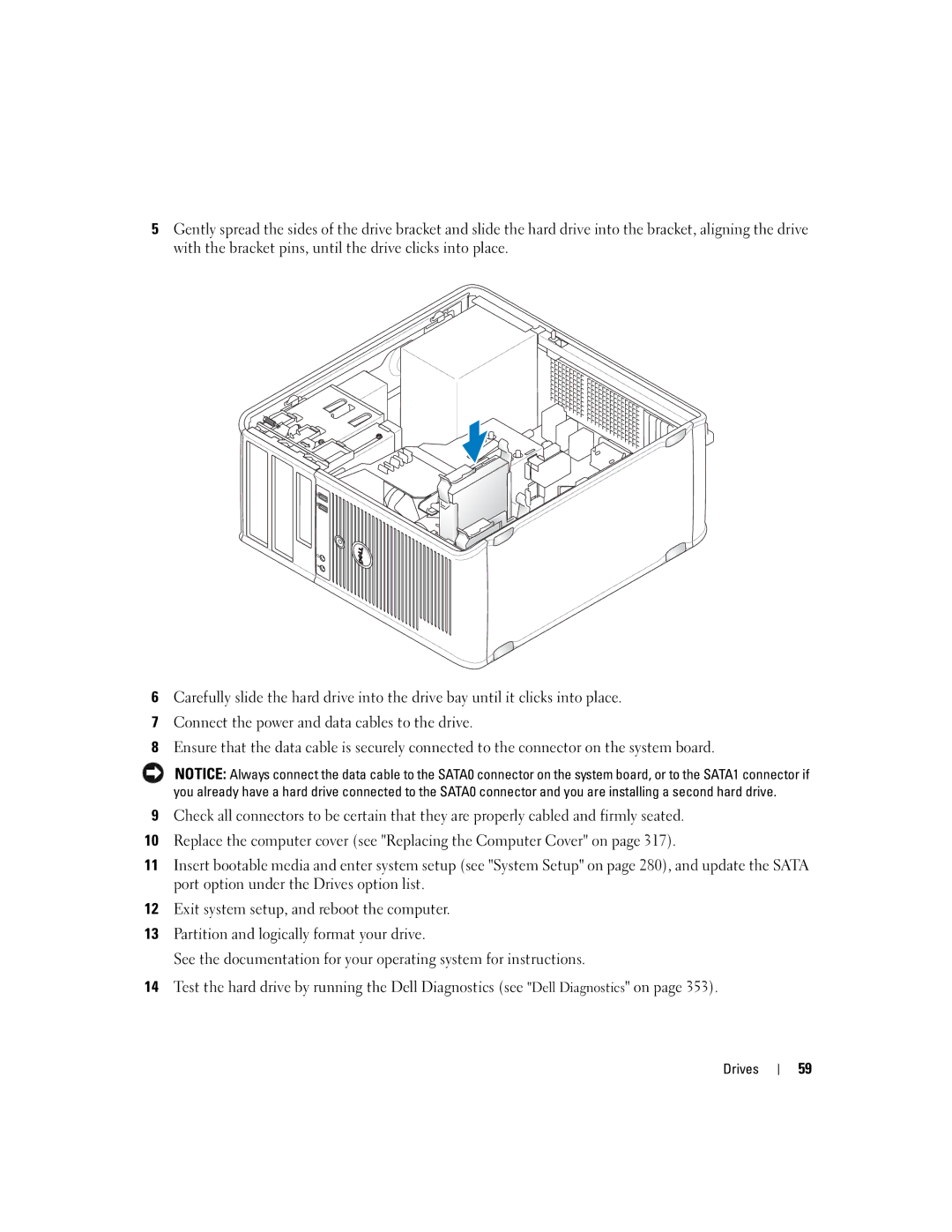 Dell 755 manual Drives 