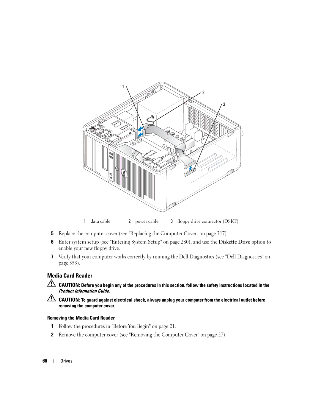 Dell 755 manual Media Card Reader 