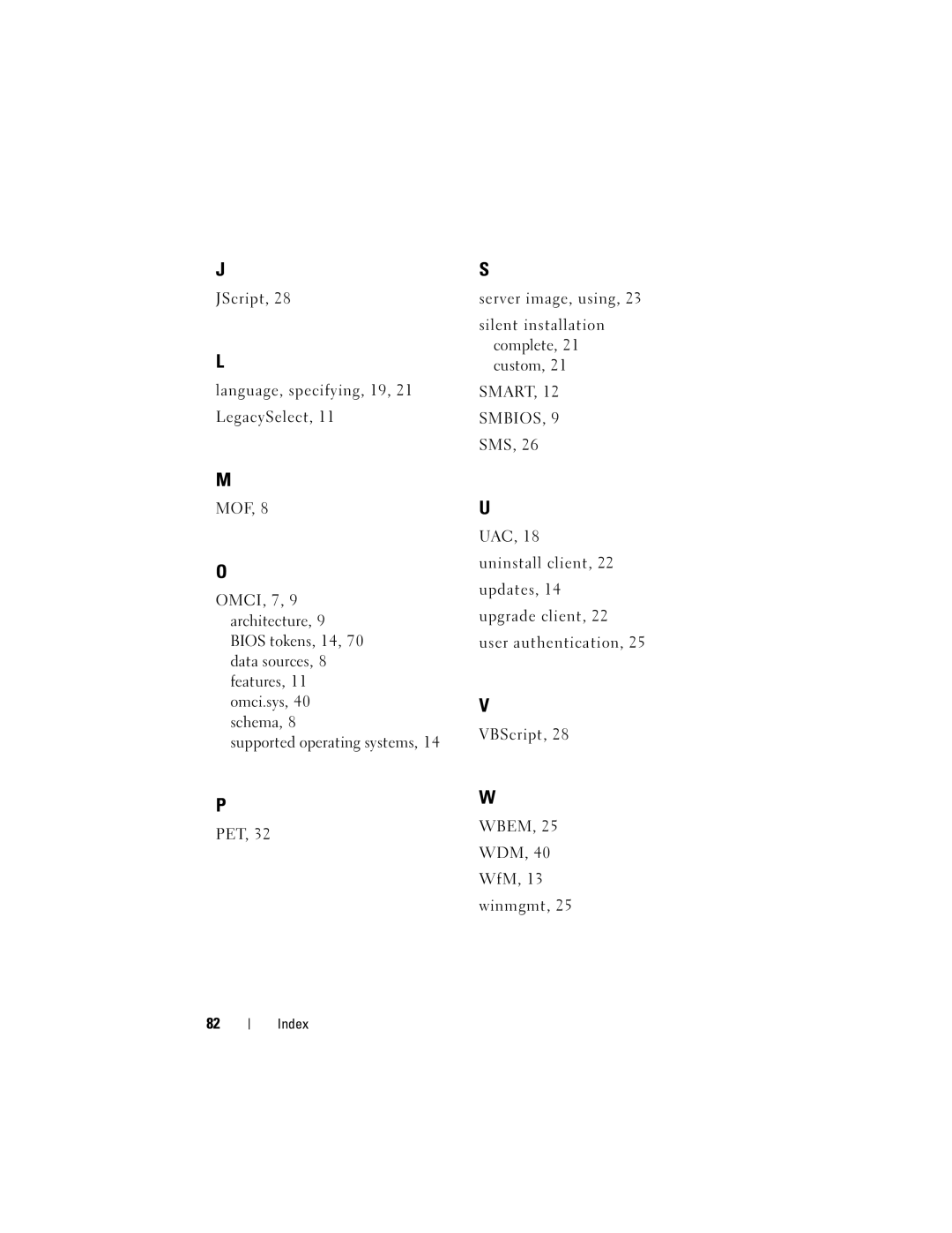 Dell 7.6 manual Smart Smbios 