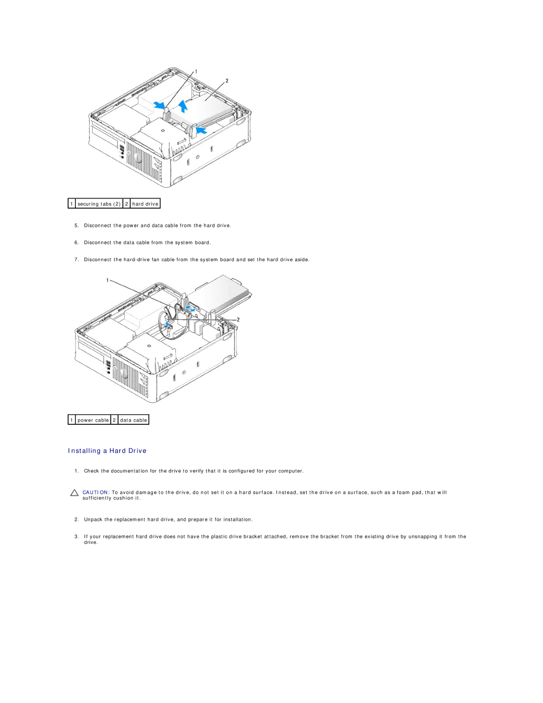 Dell 760 manual Installing a Hard Drive 