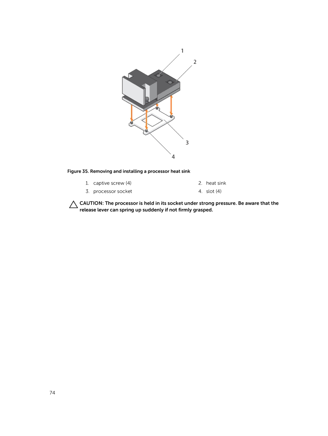 Dell 7910 owner manual Captive screw 