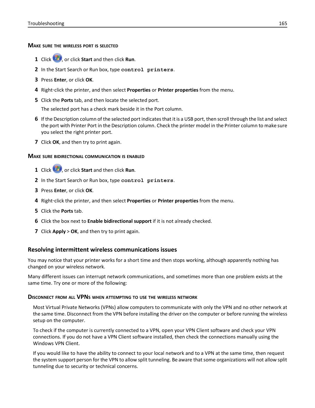 Dell 7dE, 7d1 manual Resolving intermittent wireless communications issues 