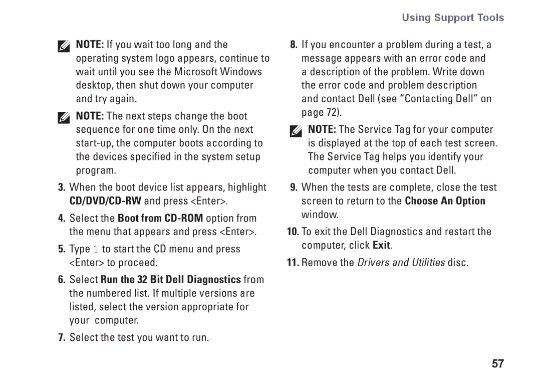 Dell P08E001, 7HR9P, N7010, P08E series setup guide Remove the Drivers and Utilities disc 