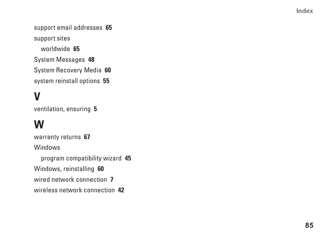 Dell P07F003, 7RR4T, P07F002, P07F series, P07F001, M5030 setup guide Wired network connection 7 wireless network connection 