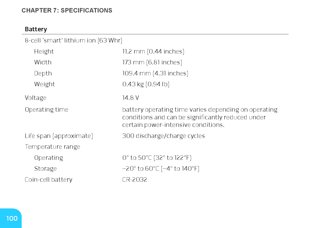 Dell 7XM1F, P06T001, P06T002, M11xR2 manual 100 