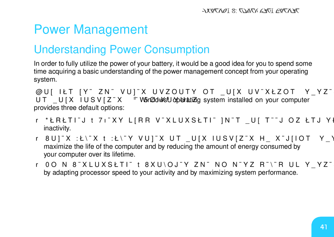 Dell P06T001, 7XM1F, P06T002, M11xR2 manual Power Management, Understanding Power Consumption 