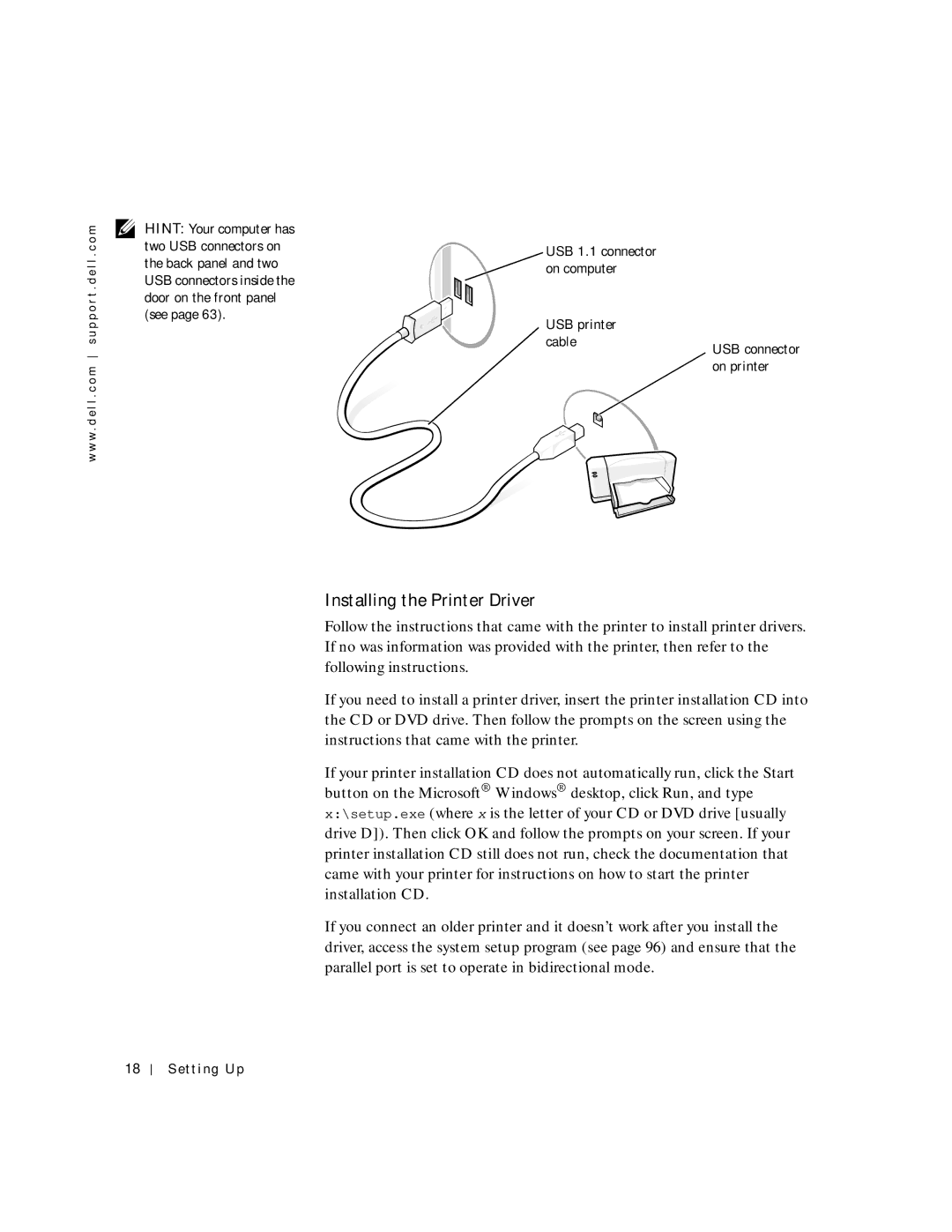 Dell 8200 manual Installing the Printer Driver 