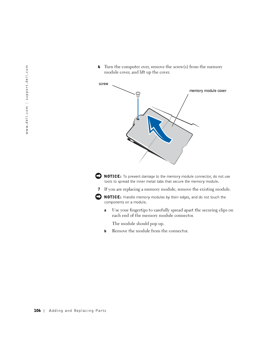 Dell 8200 owner manual Adding and Replacing Parts 