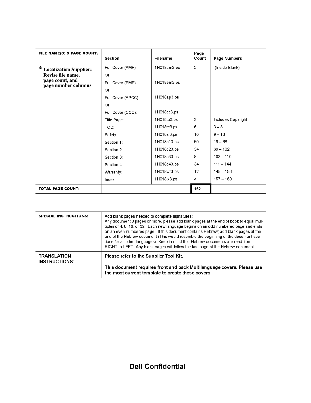 Dell 8200 owner manual Dell Confidential 