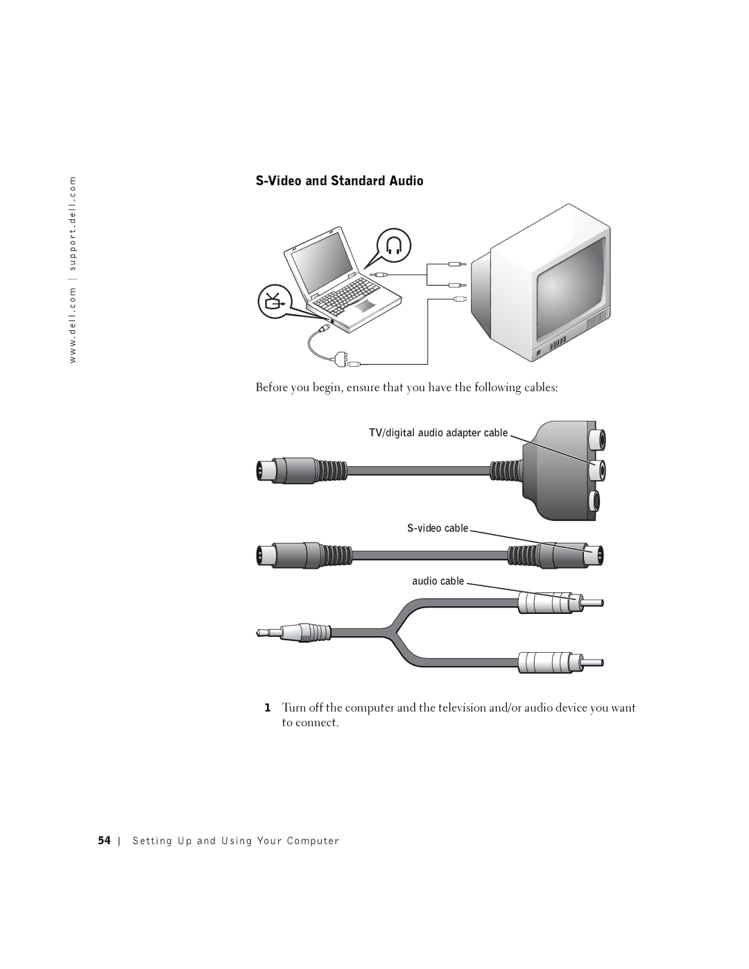 Dell 8200 owner manual Video and Standard Audio 