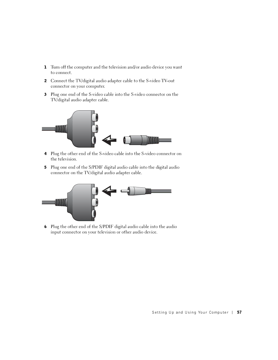 Dell 8200 owner manual Setting Up and Using Your Computer 