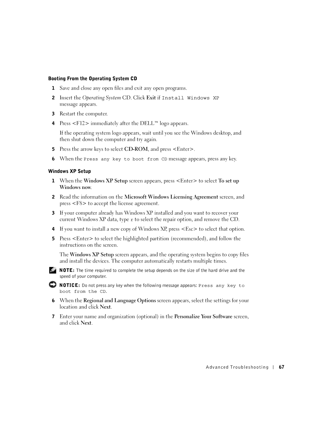 Dell 8300 manual Advanced Troubleshooting 