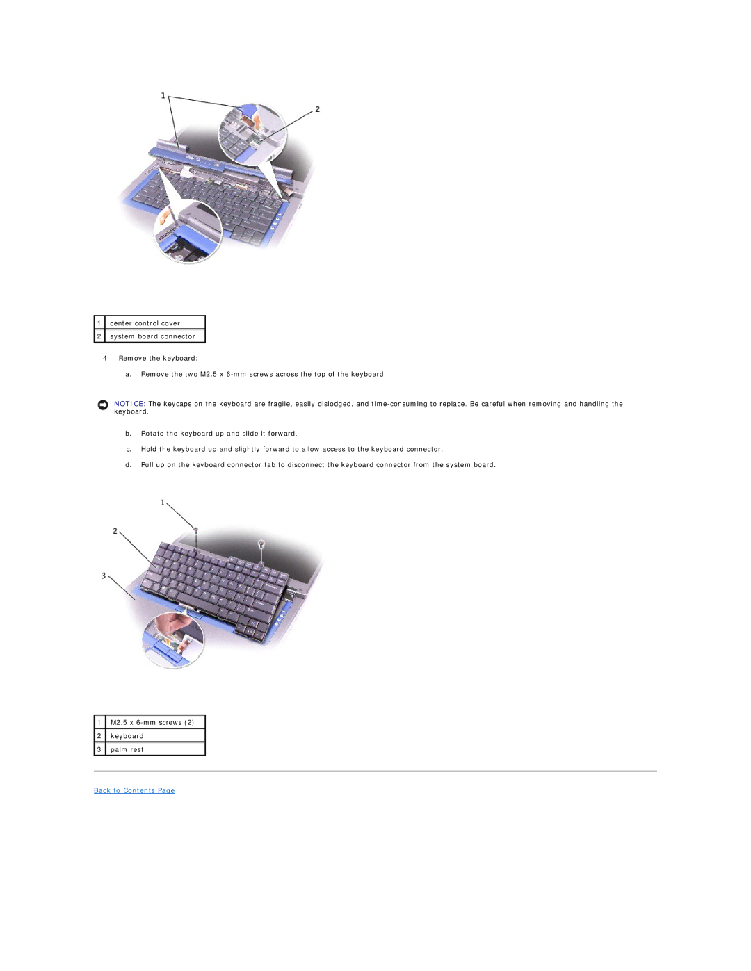 Dell 8500 manual Back to Contents 