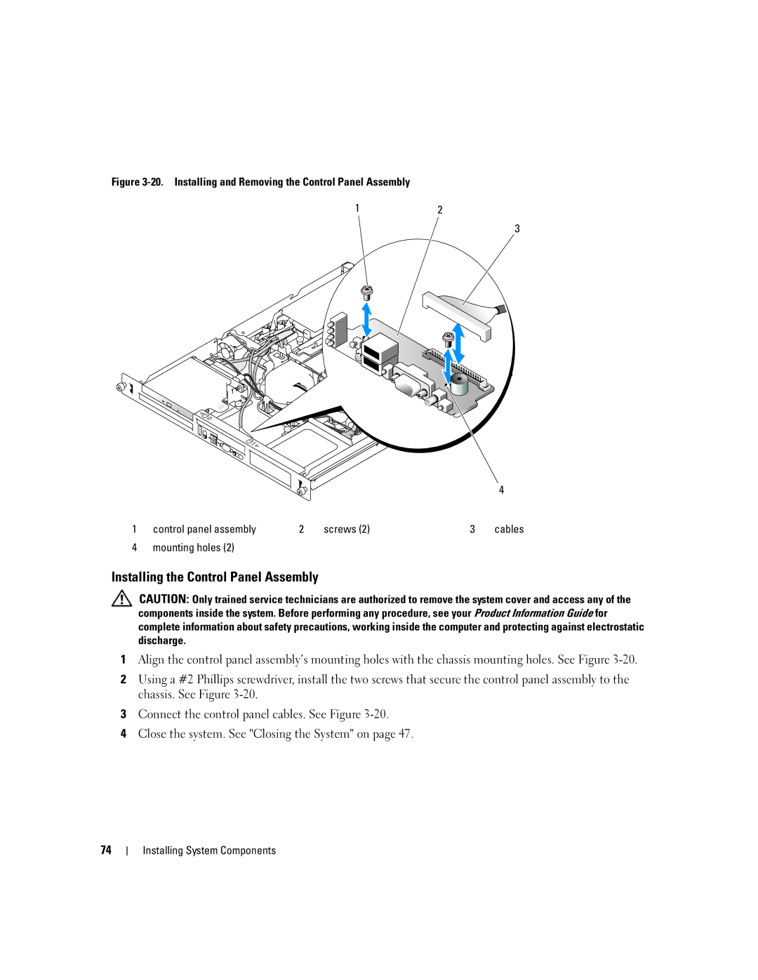 Dell 860 owner manual Mounting install the two, See -20 the System on 