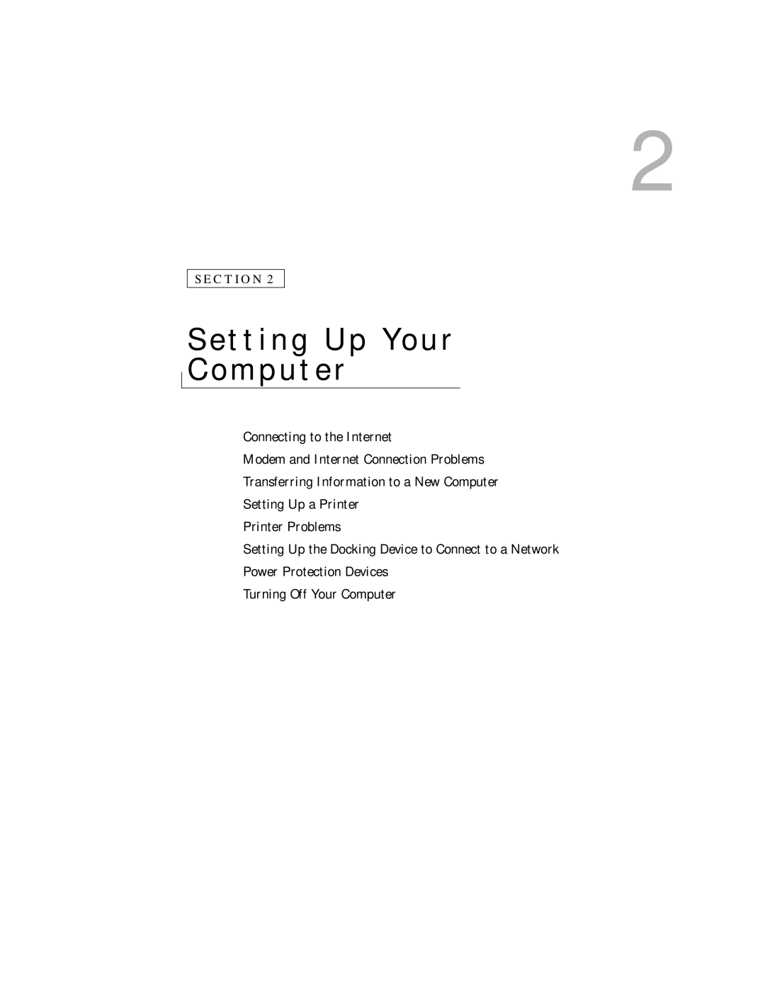 Dell 8600 manual Setting Up Your Computer 