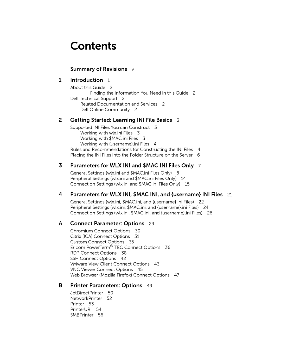 Dell 883933-11 Rev. E manual Contents 