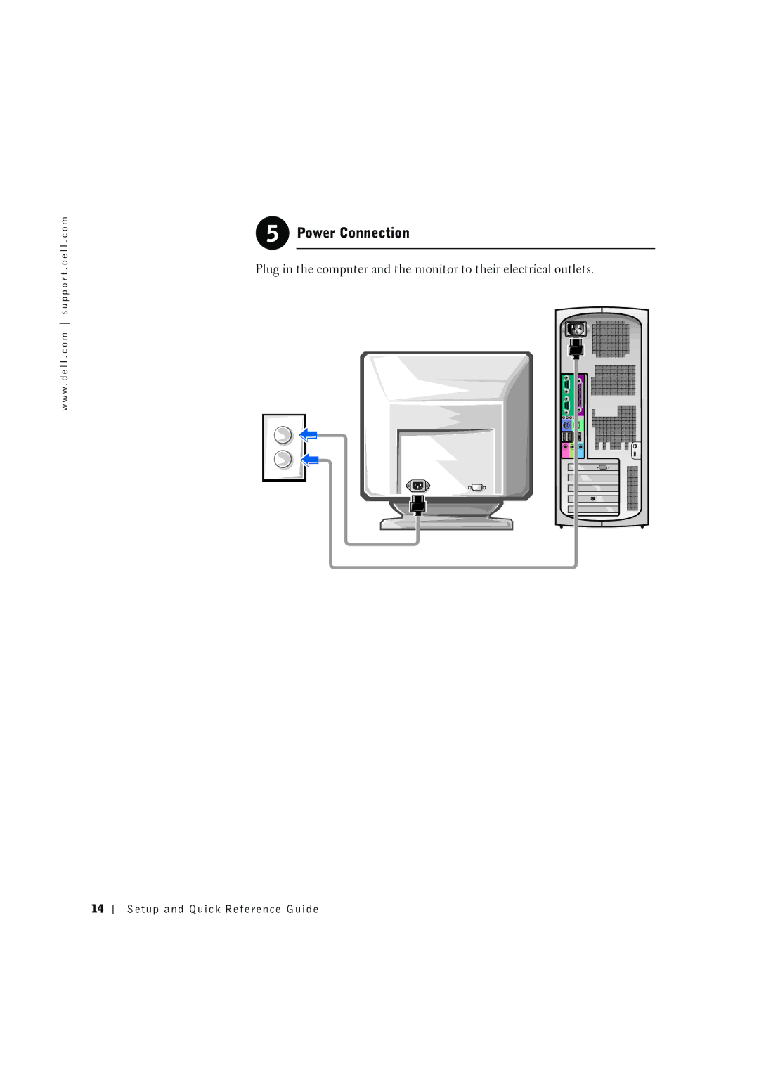 Dell 8F764 manual Power Connection 