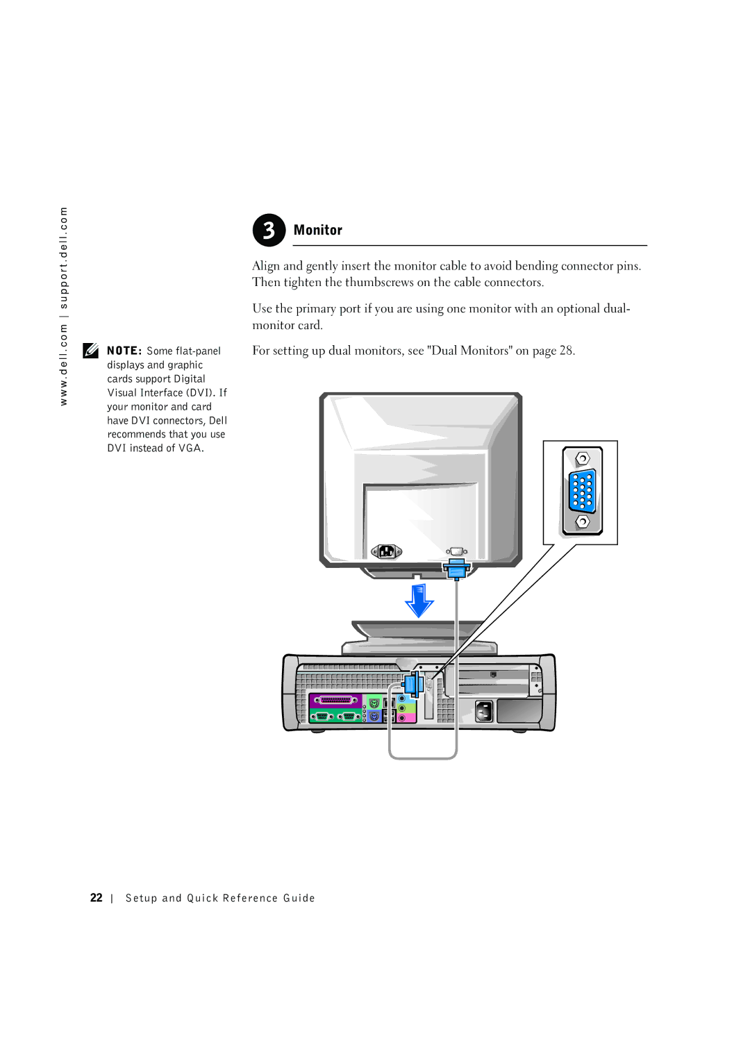 Dell 8F764 manual Monitor 