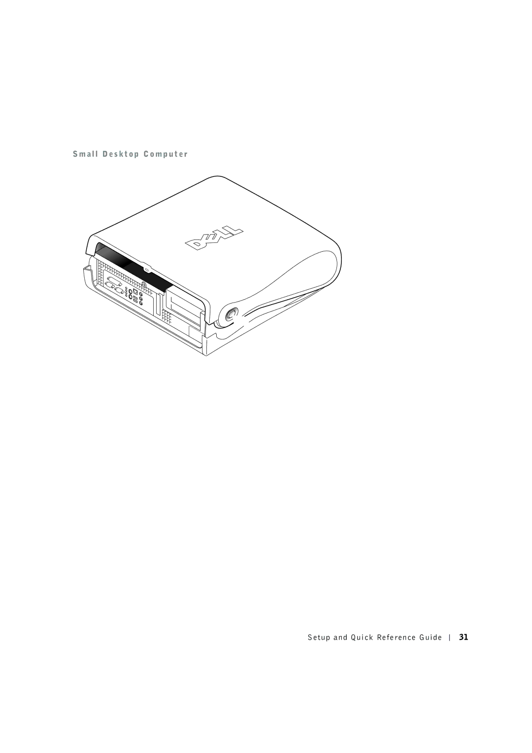 Dell 8F764 manual A l l D e s k t o p C o m p u t e r 