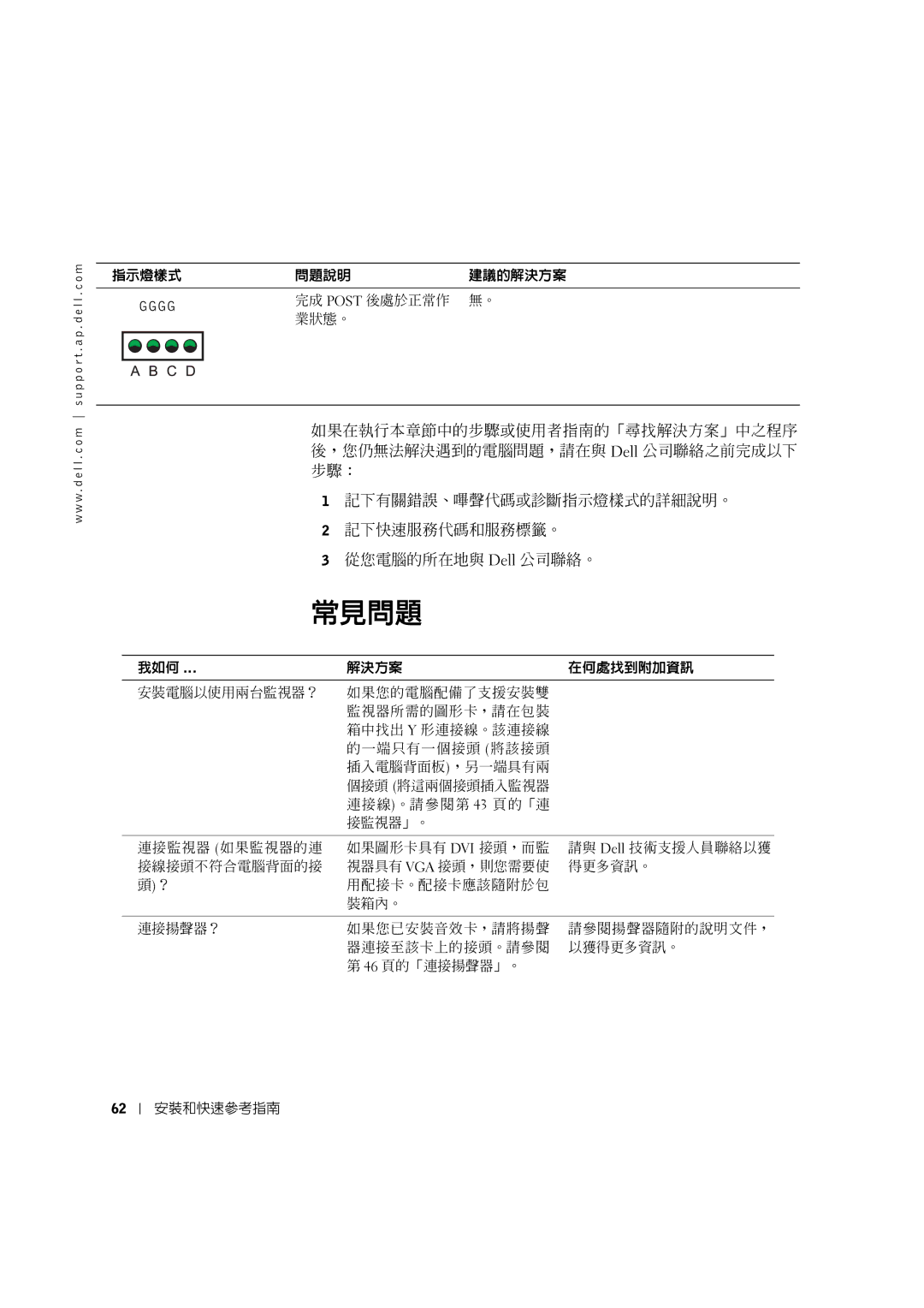 Dell 8T146 manual 常見問題 