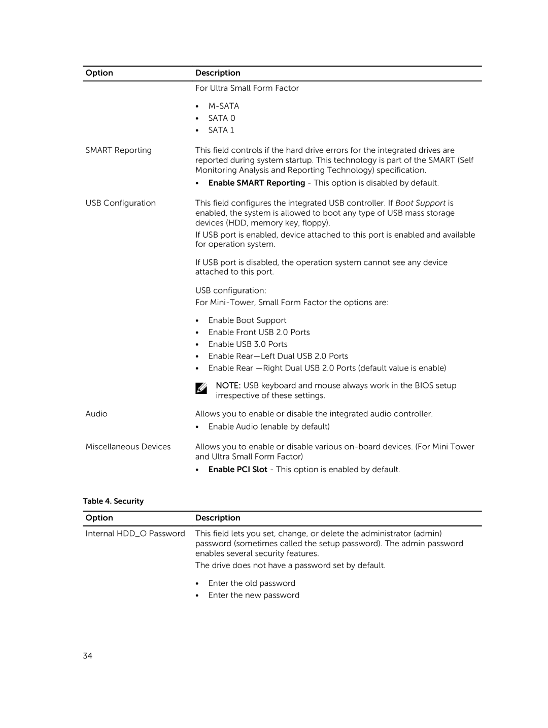 Dell 9020 owner manual Sata 