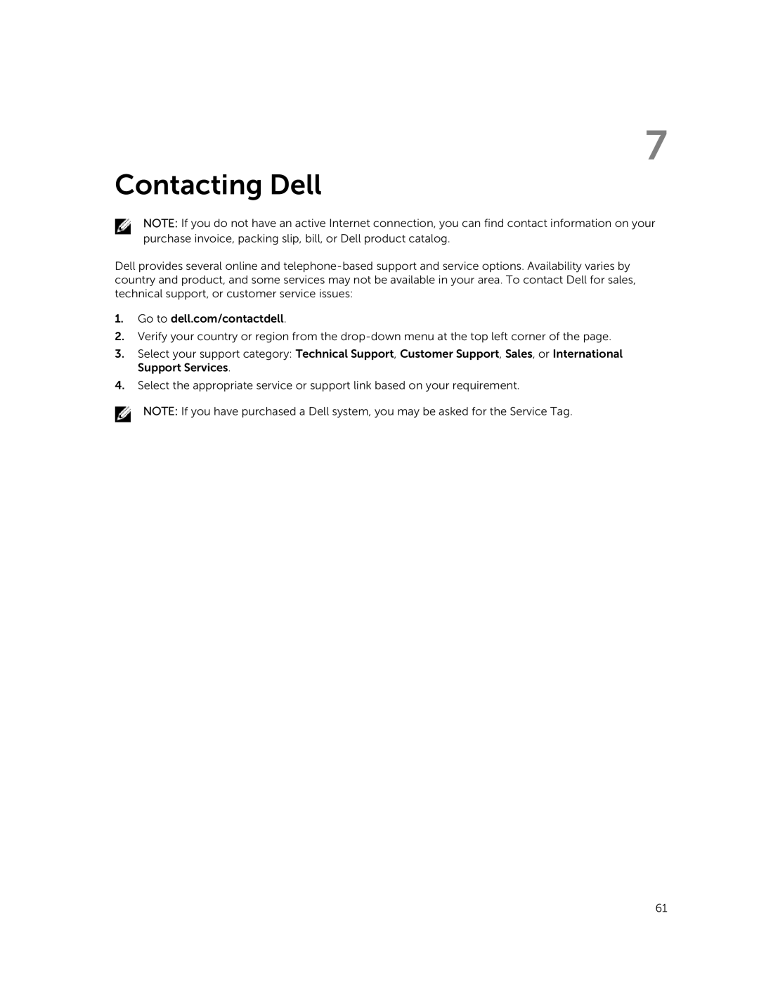 Dell 9020 owner manual Contacting Dell 