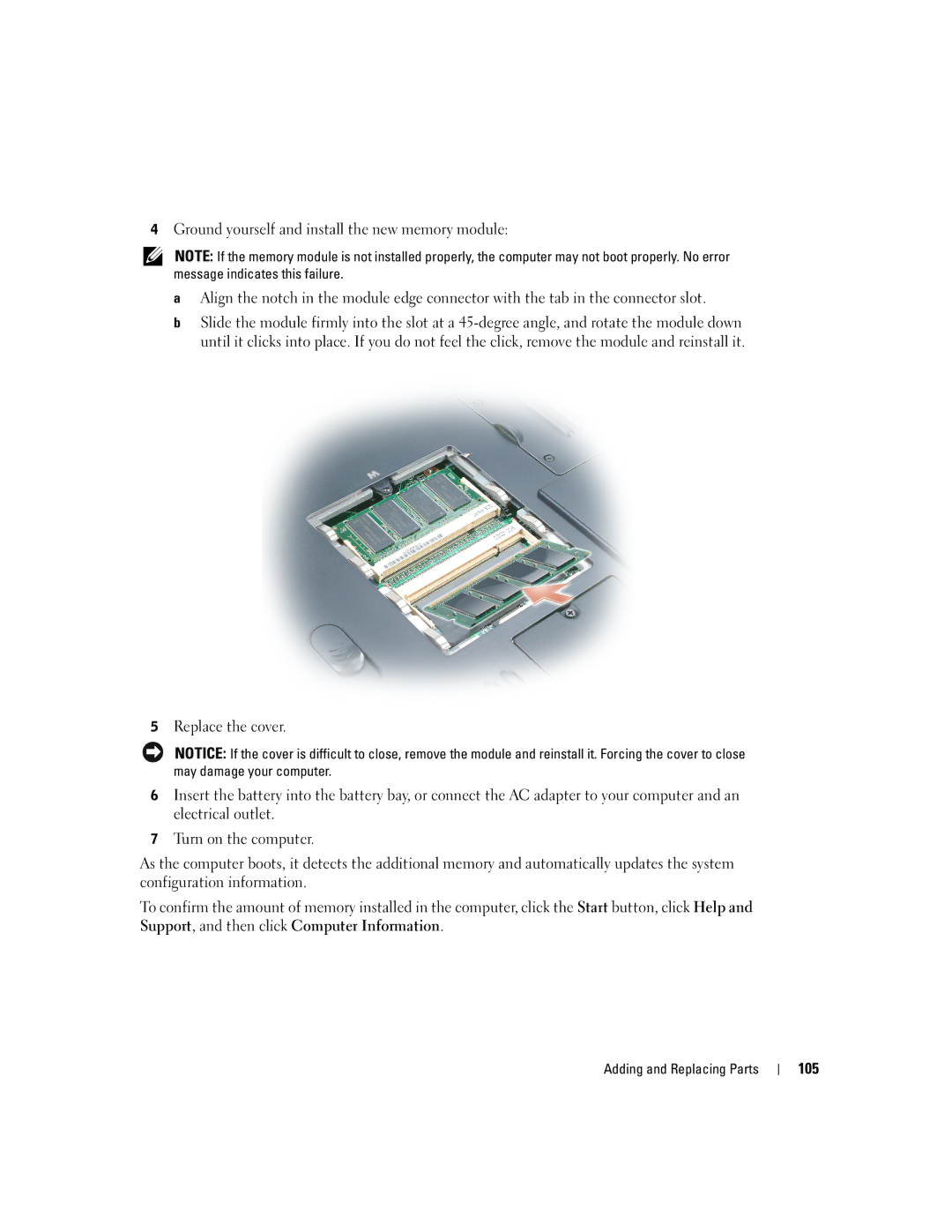 Dell 9100 owner manual 105 