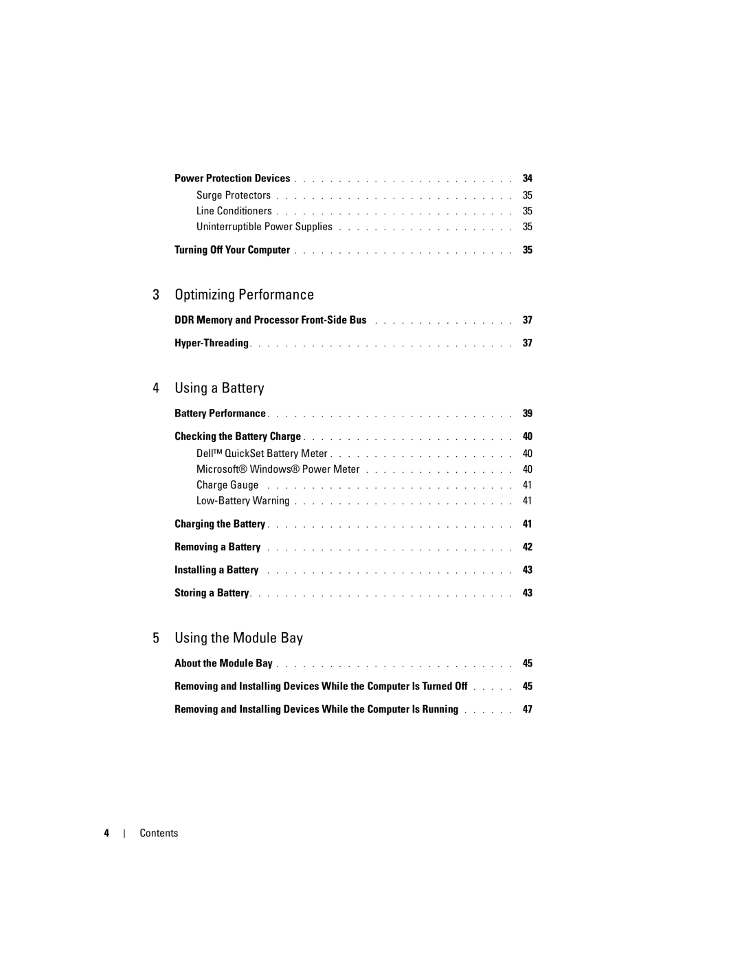 Dell 9100 owner manual Optimizing Performance 