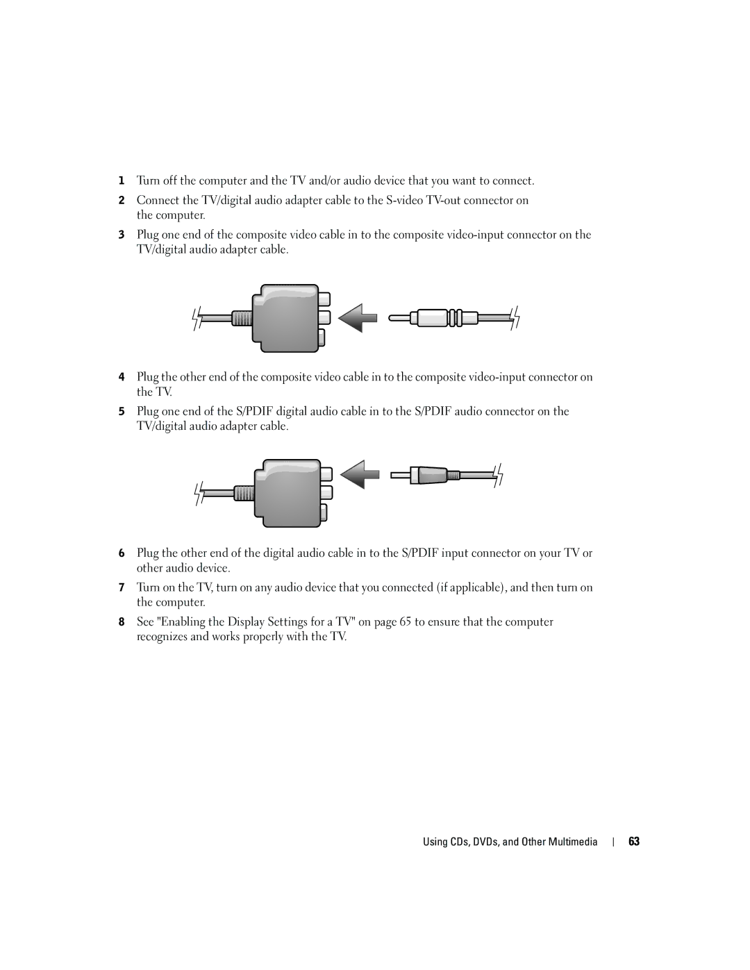 Dell 9100 owner manual Using CDs, DVDs, and Other Multimedia 