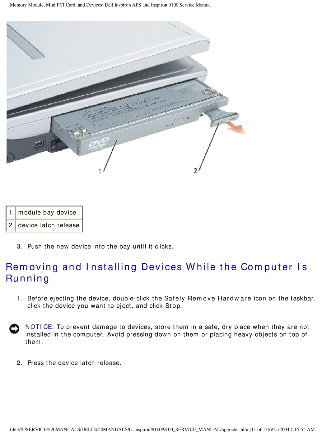 Dell 9100 service manual 