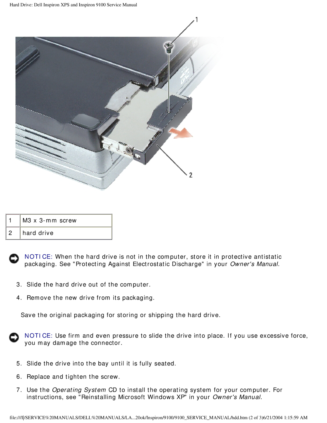 Dell 9100 service manual 