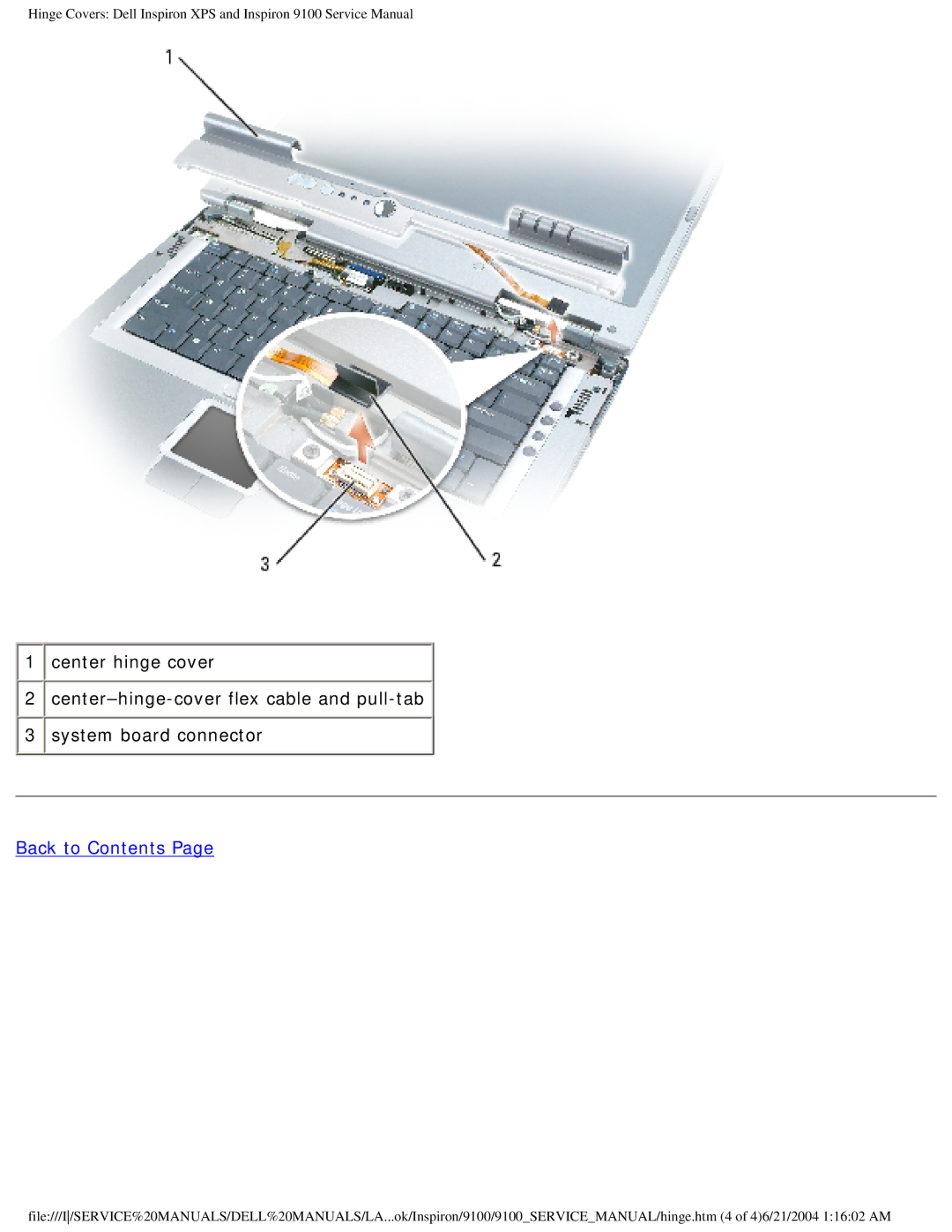 Dell 9100 service manual Back to Contents 