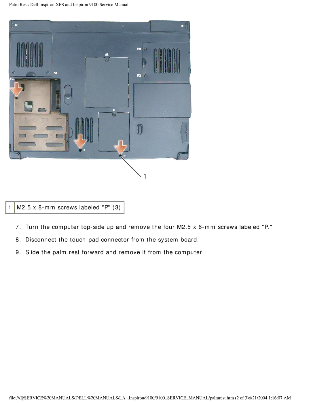 Dell 9100 service manual 