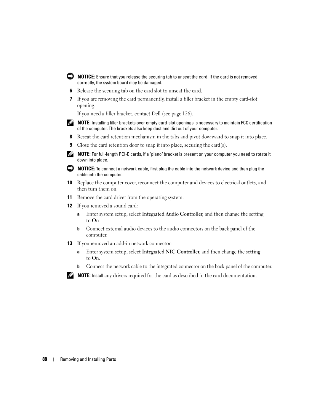 Dell 9150 manual Removing and Installing Parts 