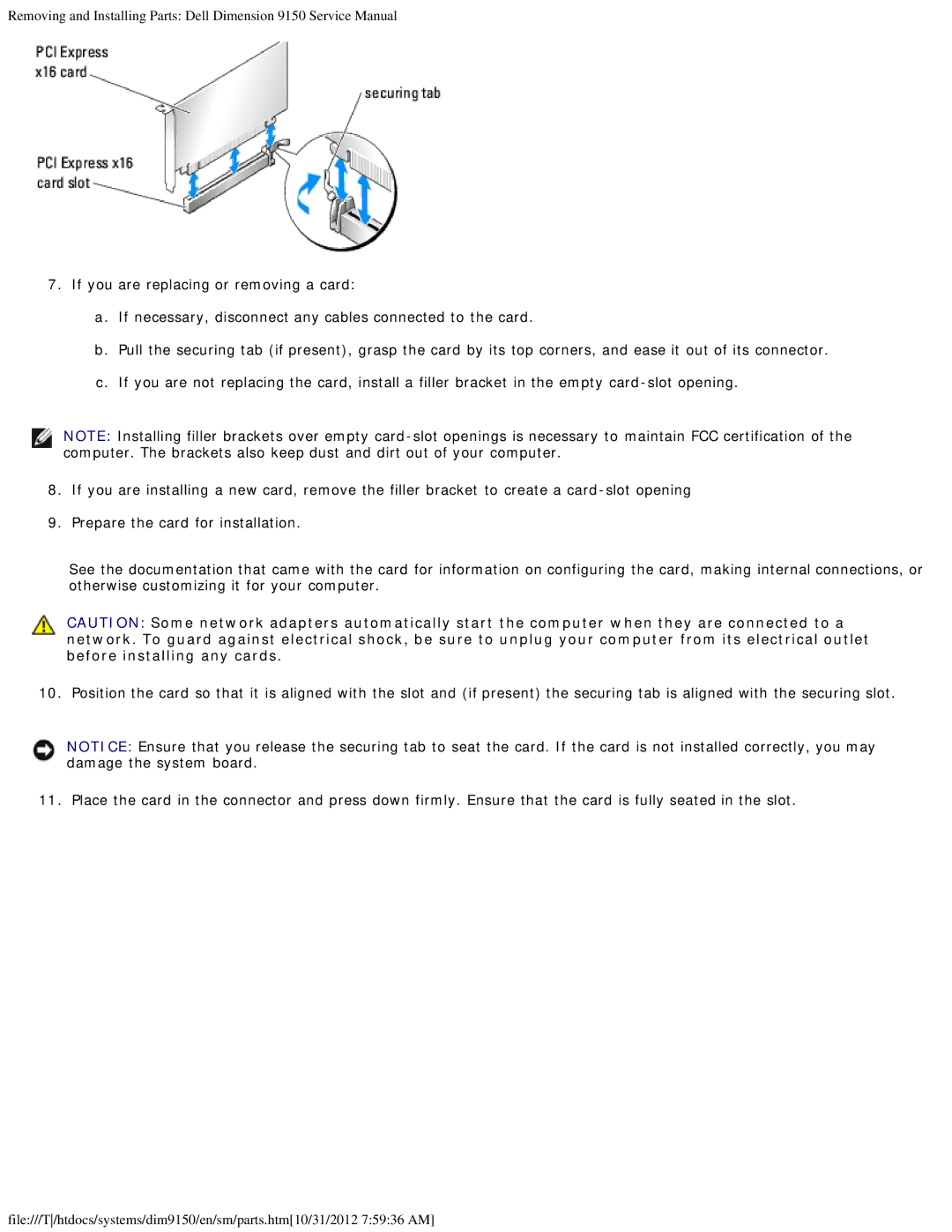 Dell 9150 service manual 