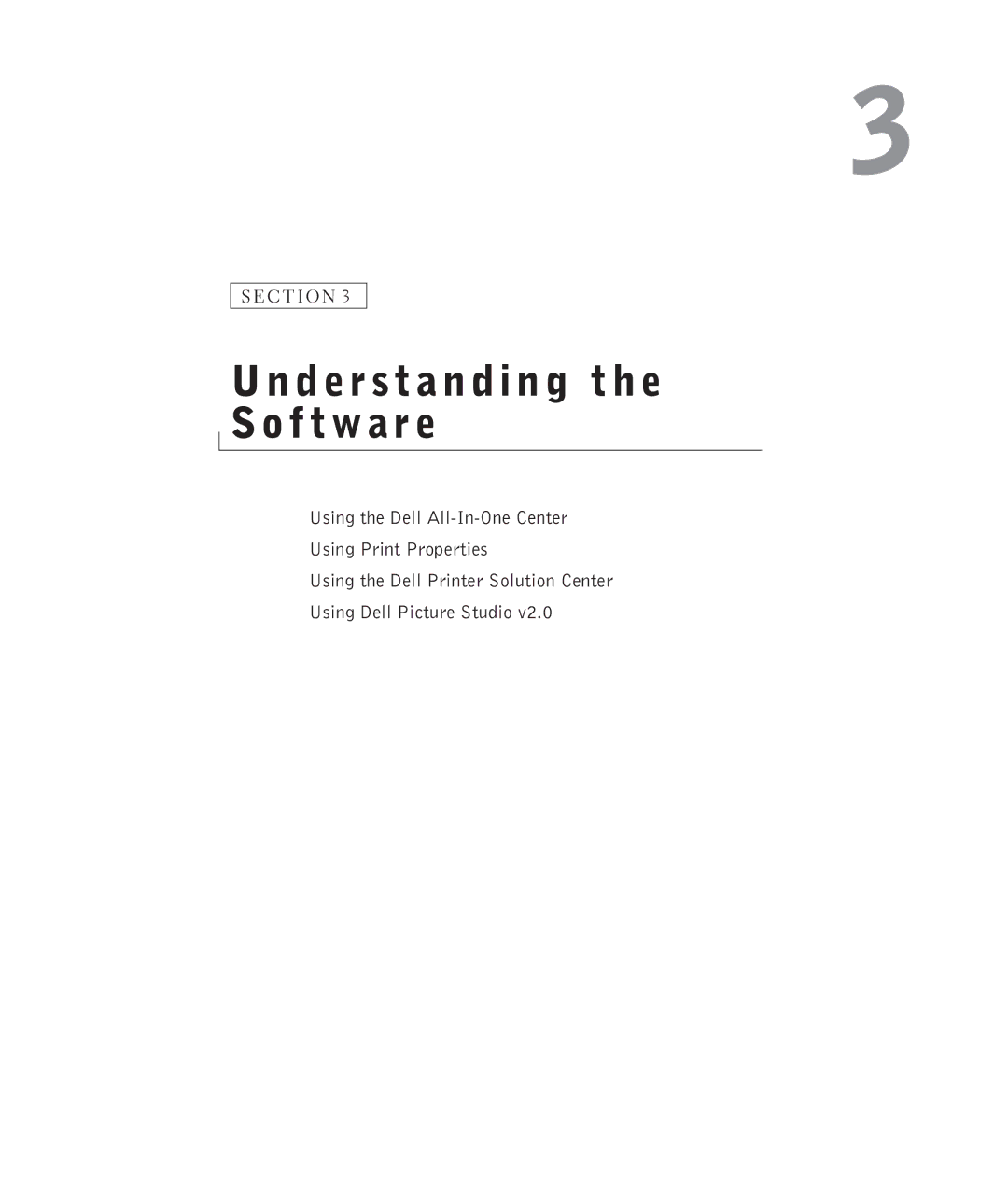 Dell 922 owner manual Understanding Software 