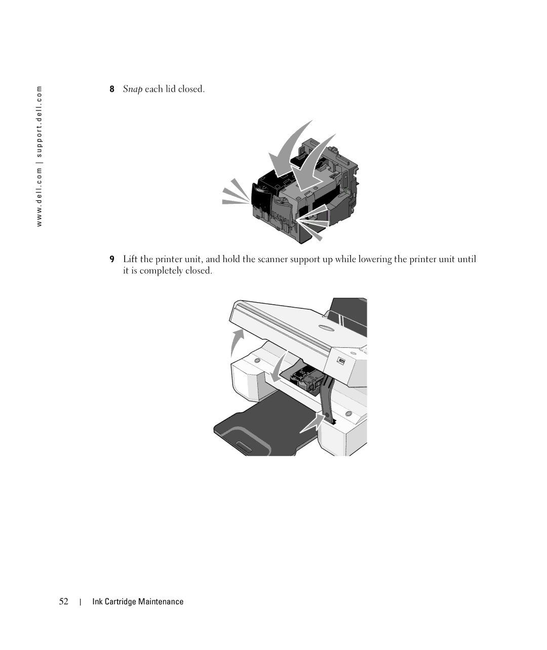 Dell 924 owner manual Ink Cartridge Maintenance 