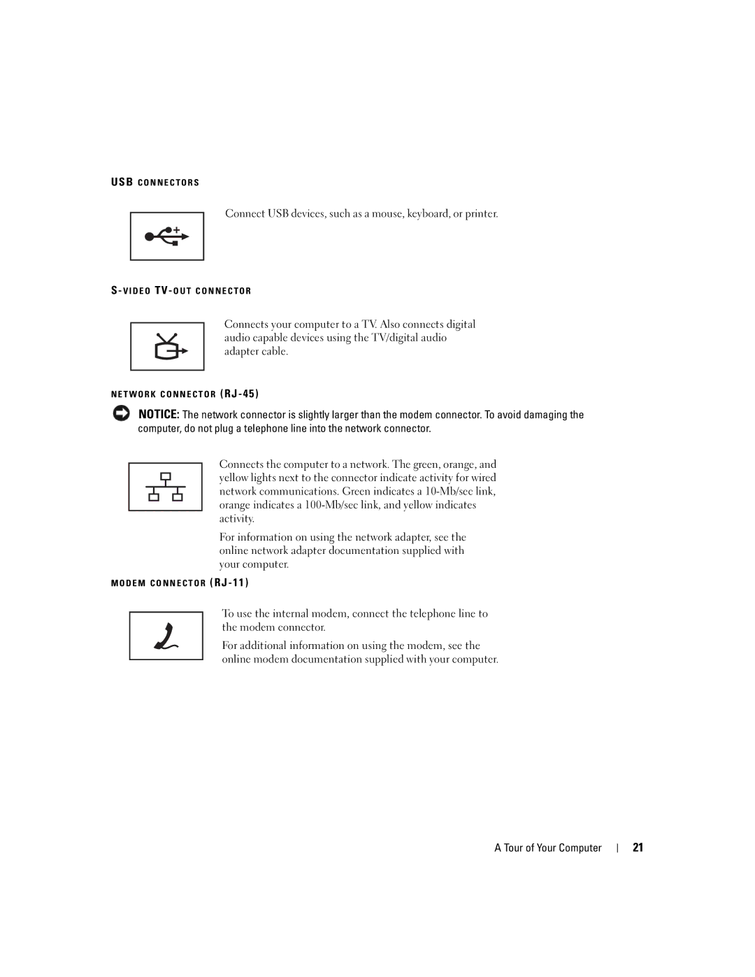 Dell 9300 owner manual Connect USB devices, such as a mouse, keyboard, or printer 