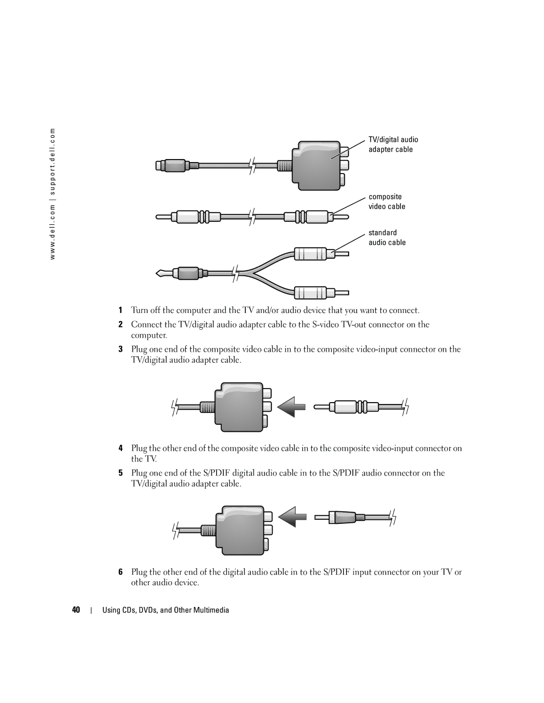 Dell 9300 owner manual Using CDs, DVDs, and Other Multimedia 